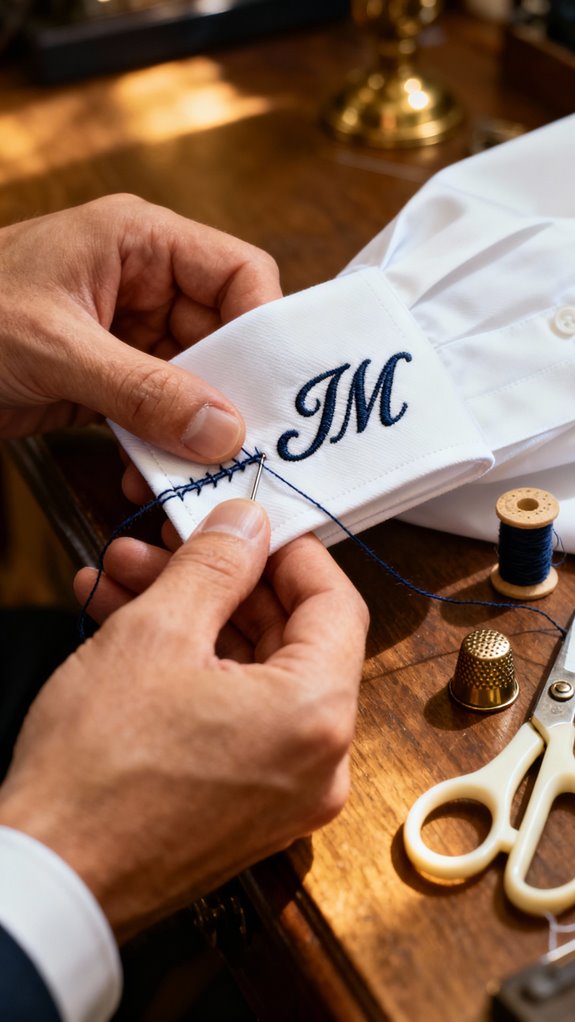 personalized embroidered shirt monograms