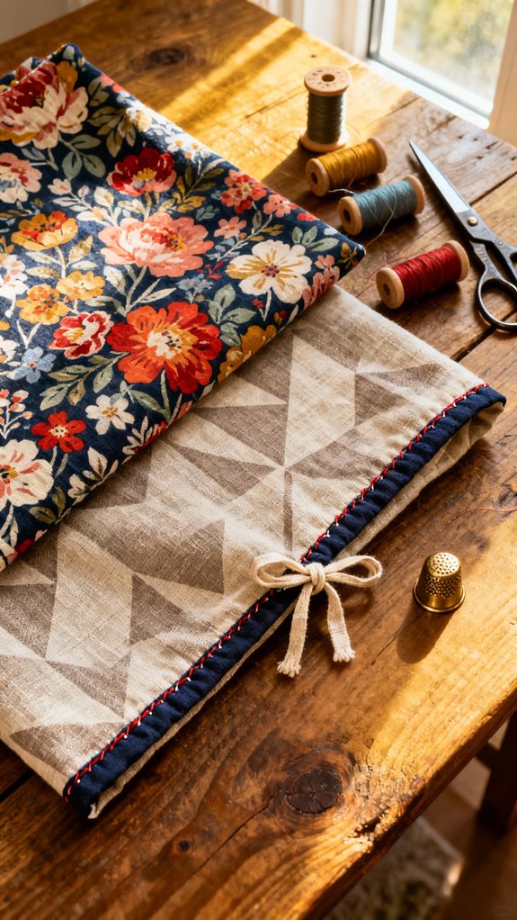 pillowcase using fat quarters