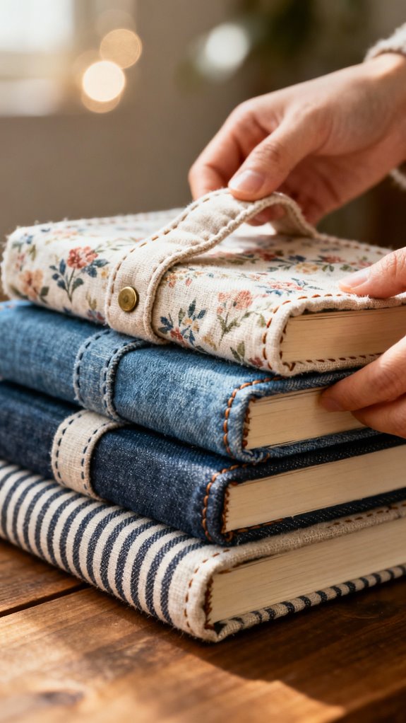 portable fabric book covers