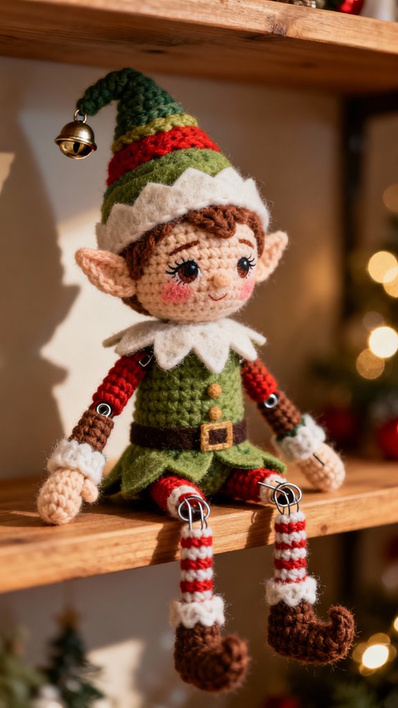 posable detailed elf amigurumi