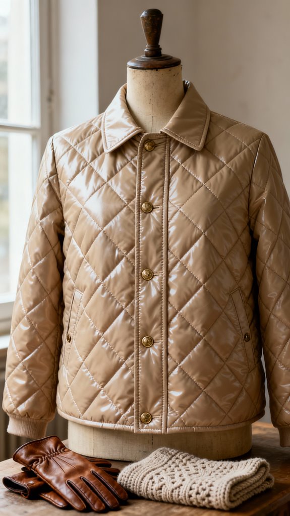 pre quilted fabric jacket construction
