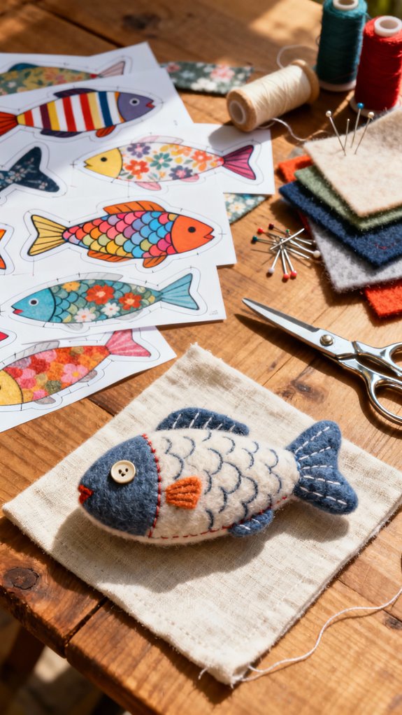 printable fish sewing patterns