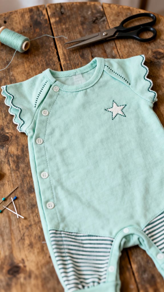 professional baby romper sewing