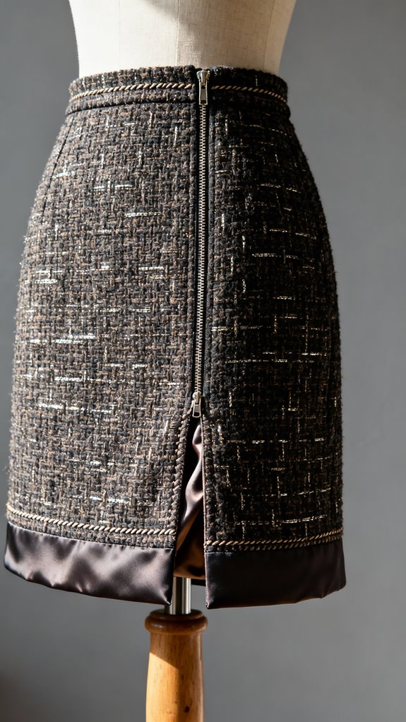 professional fully lined skirt