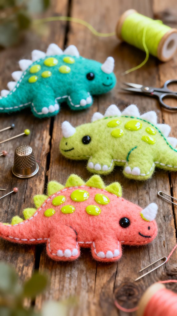 puff paint dinosaur embellishments