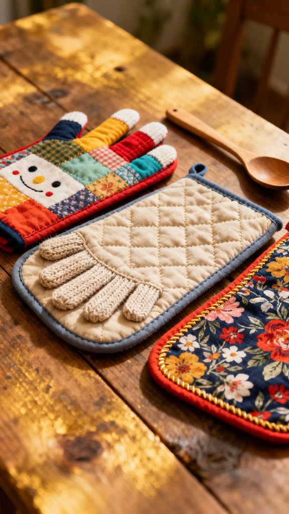 puppet style hot pad grips