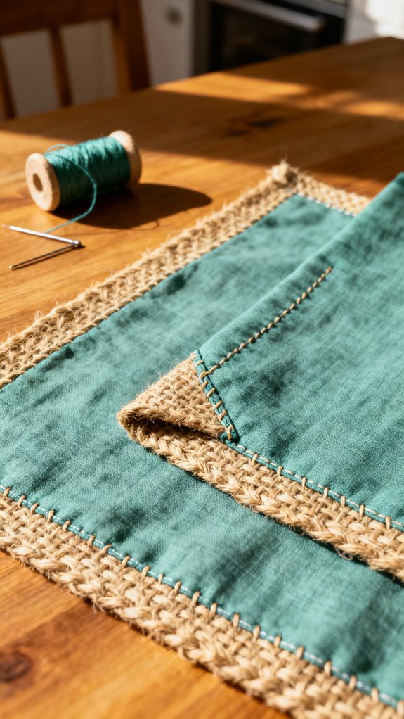 quick beginner placemats sewing