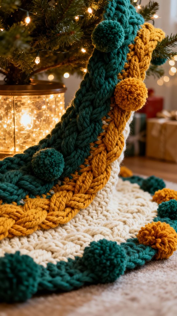quick crochet tree skirt
