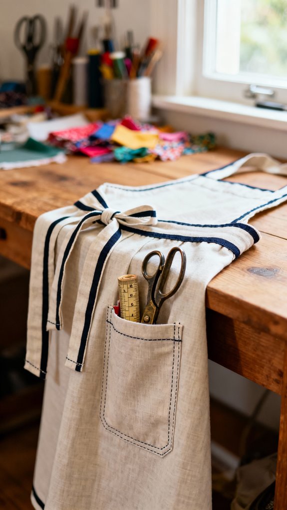 quick easy half apron