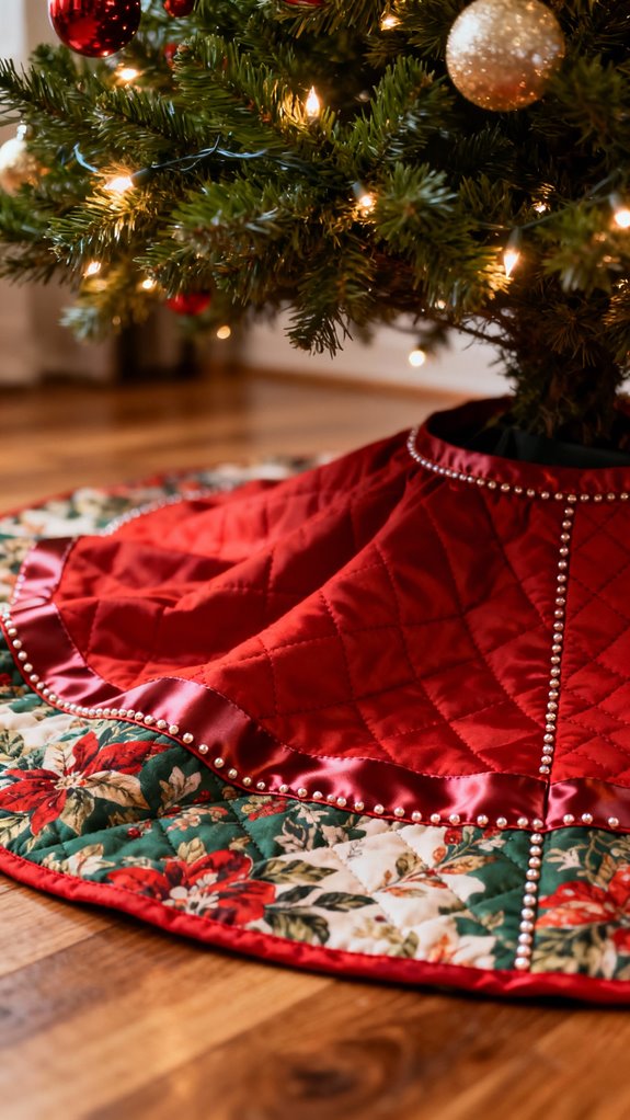 quick easy tree skirts