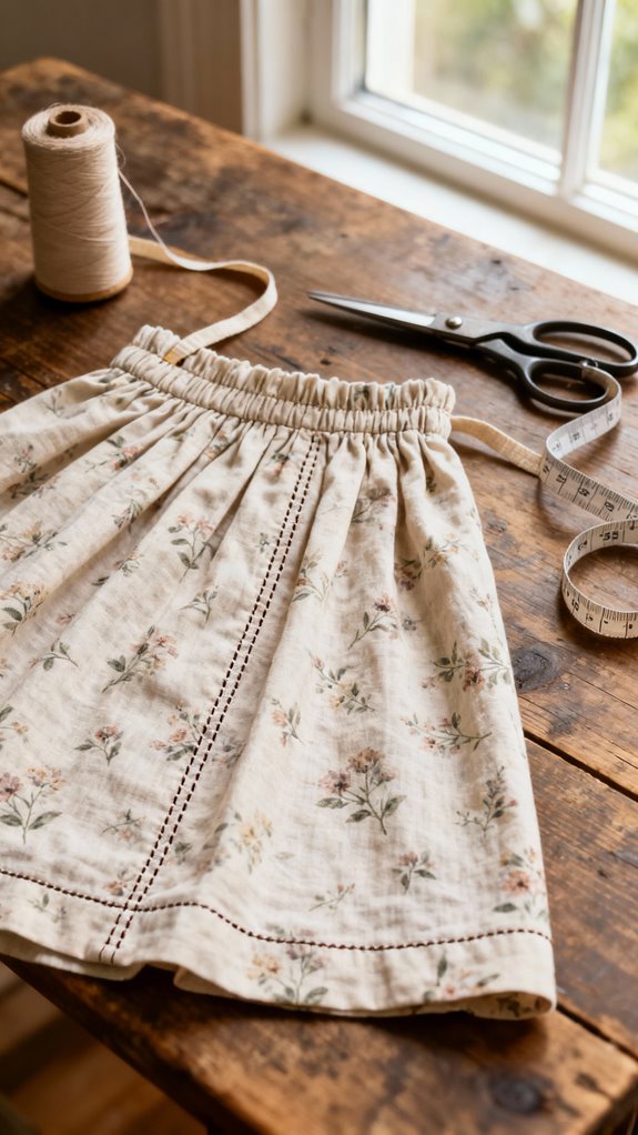 quick elastic waistband skirt