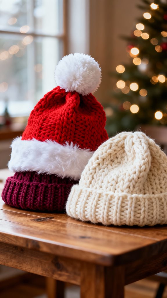 quick finish santa hat project