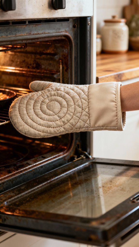 quick no binding oven mitts