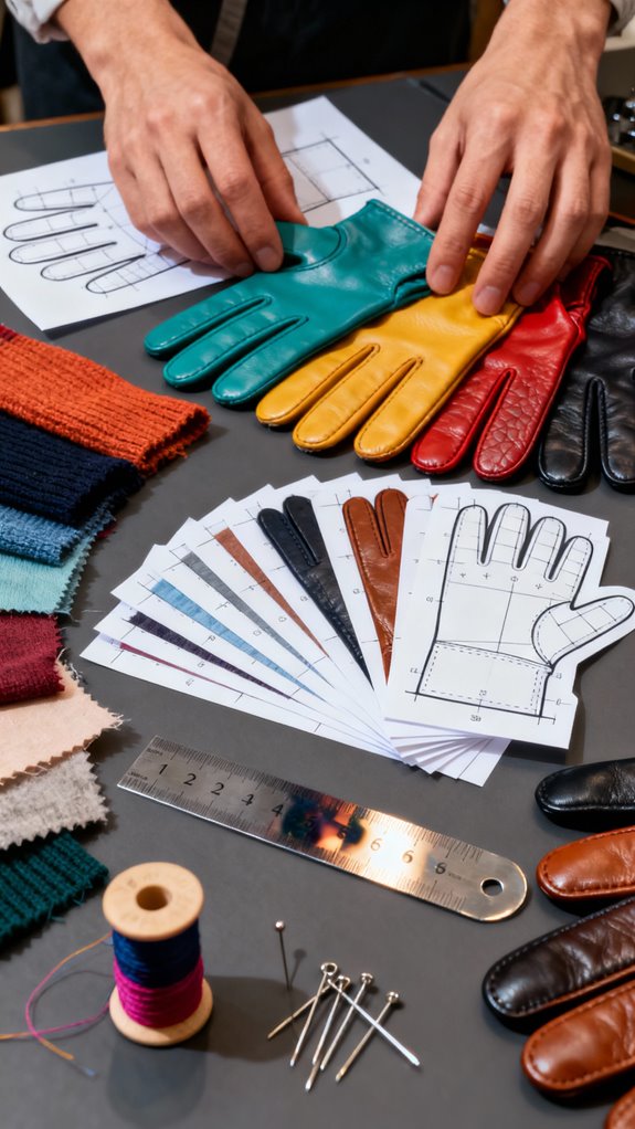 quickly sew comfortable gloves