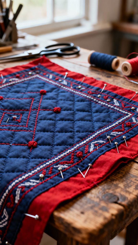 quilted bandana sewing tutorial