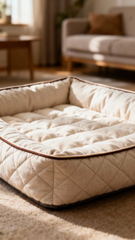 quilted cat bed tutorial
