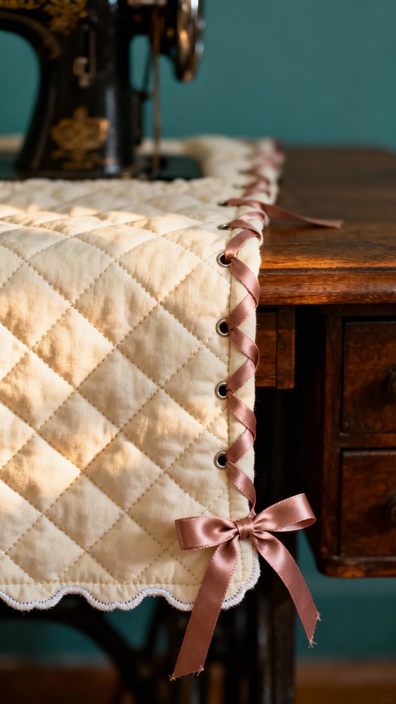 quilted cotton machine cover