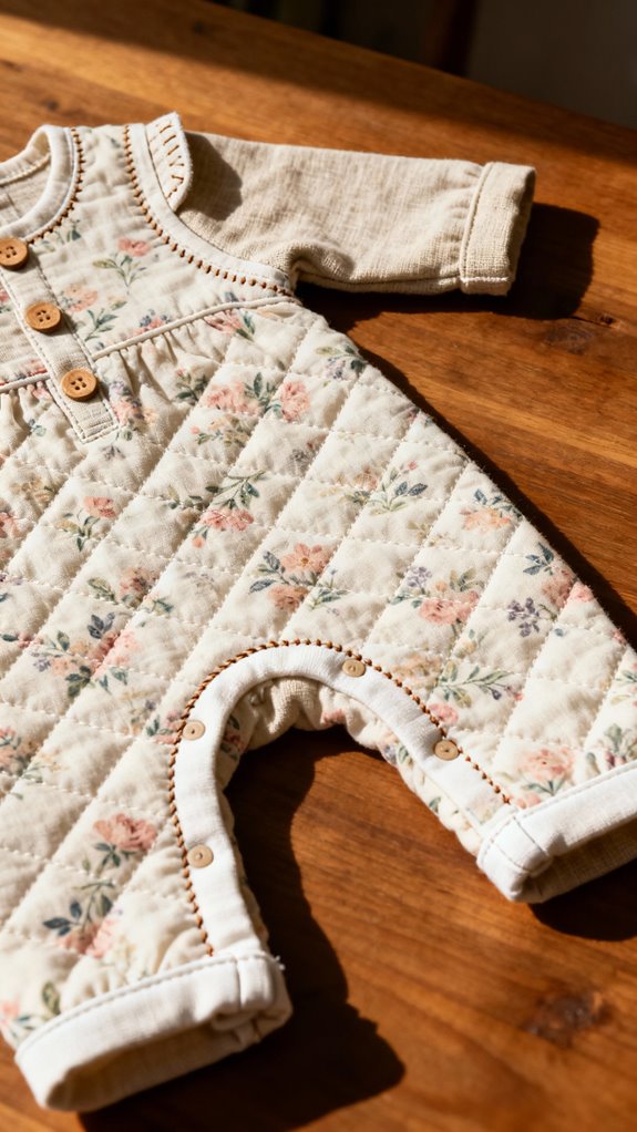 quilting cotton baby romper
