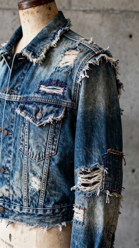raw edge denim sewing techniques