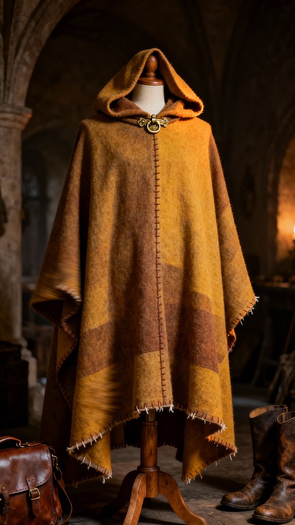 rectangular cloak for reenactment