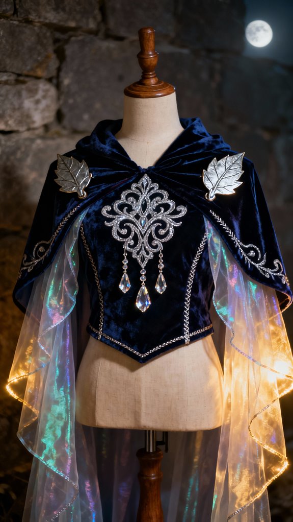 regal cosplay capelet design