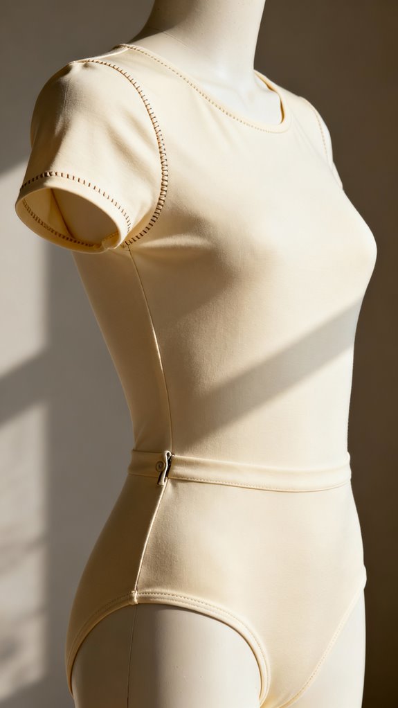 reinforced cap sleeve bodysuit