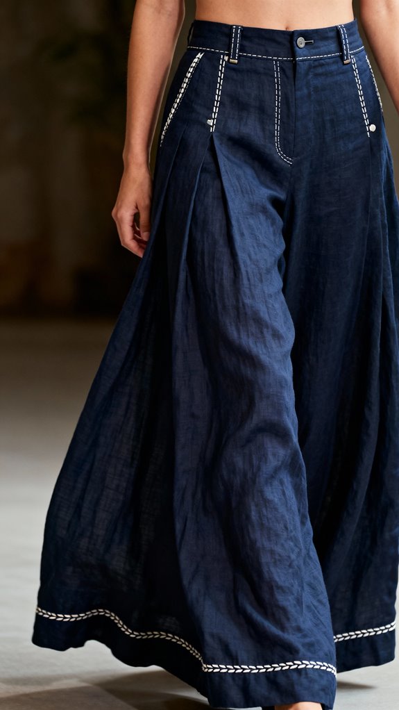 reinforced decorative palazzo pants