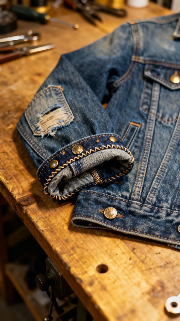 reinforced denim for durability