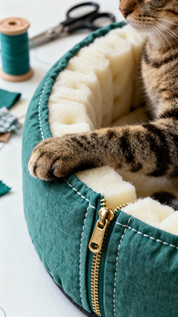 removable cat bed cover