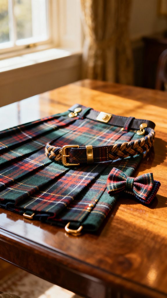 repurposing kilt pleat trimmings