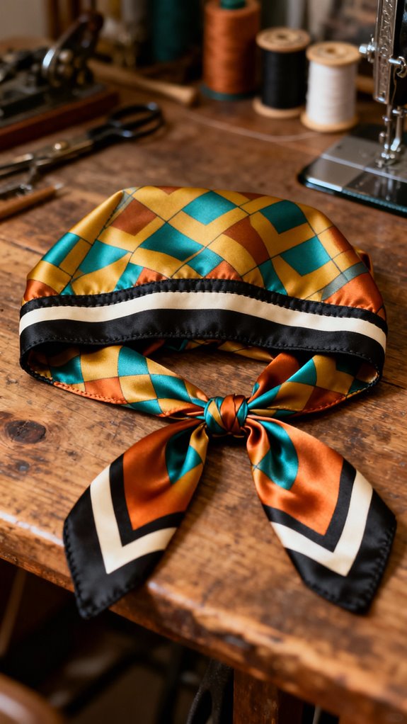 retro doo rag pattern design