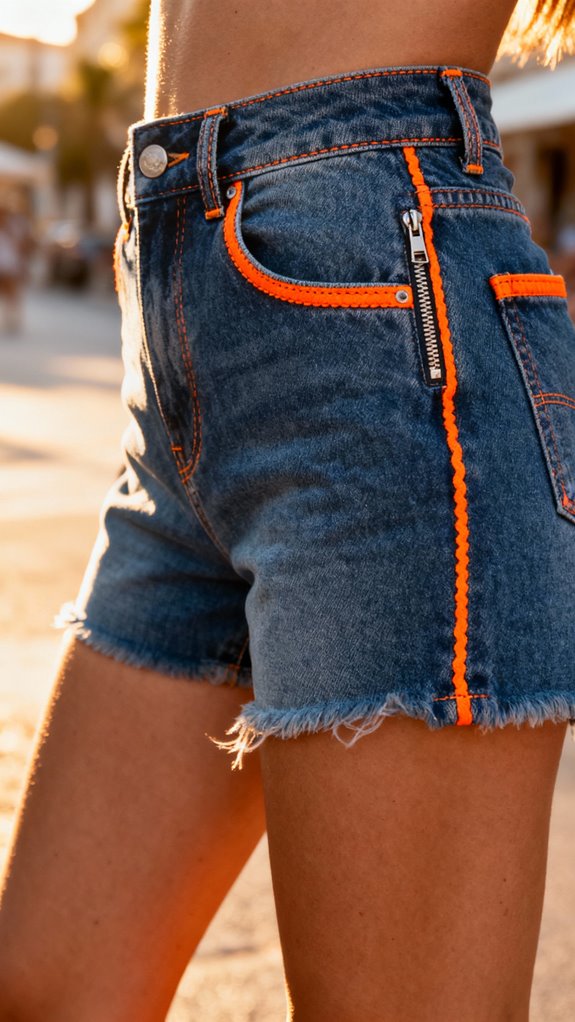 retro hot pants styling