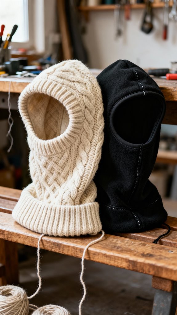reversible balaclava sewing project