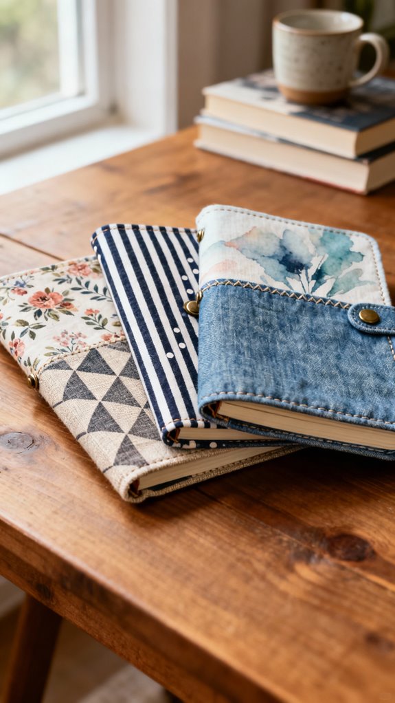 reversible fabric book covers