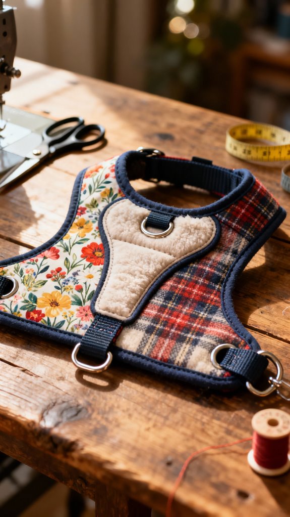 reversible harness for comfort