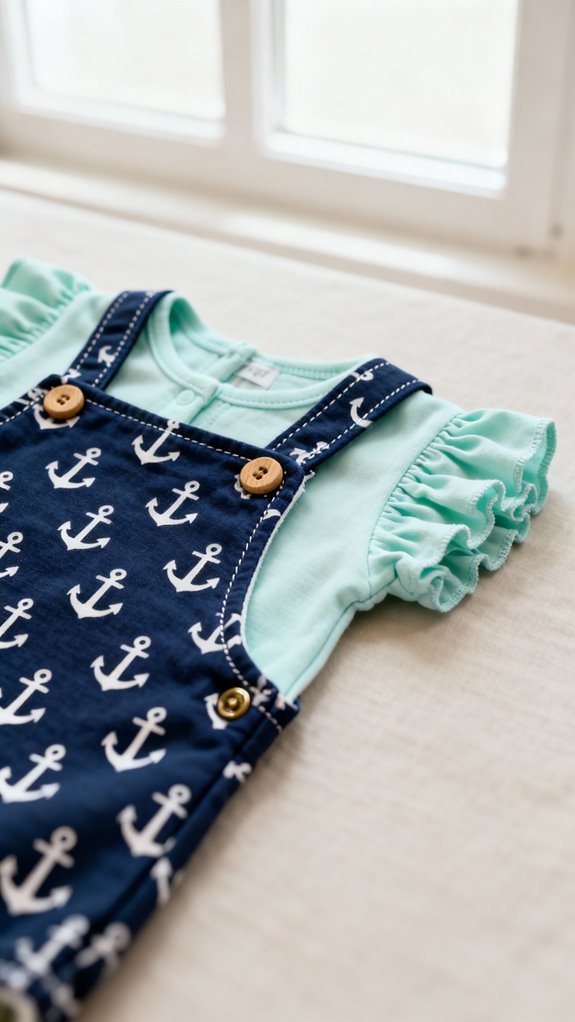 reversible romper sewing project