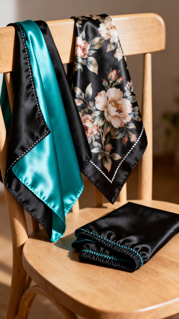 reversible satin polyester doo rag