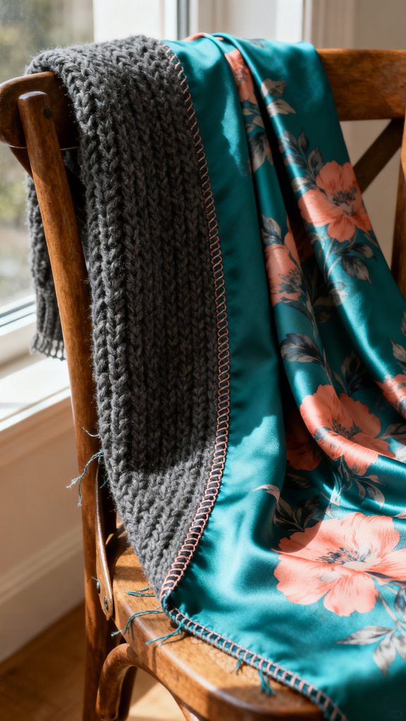reversible scarf sewing project