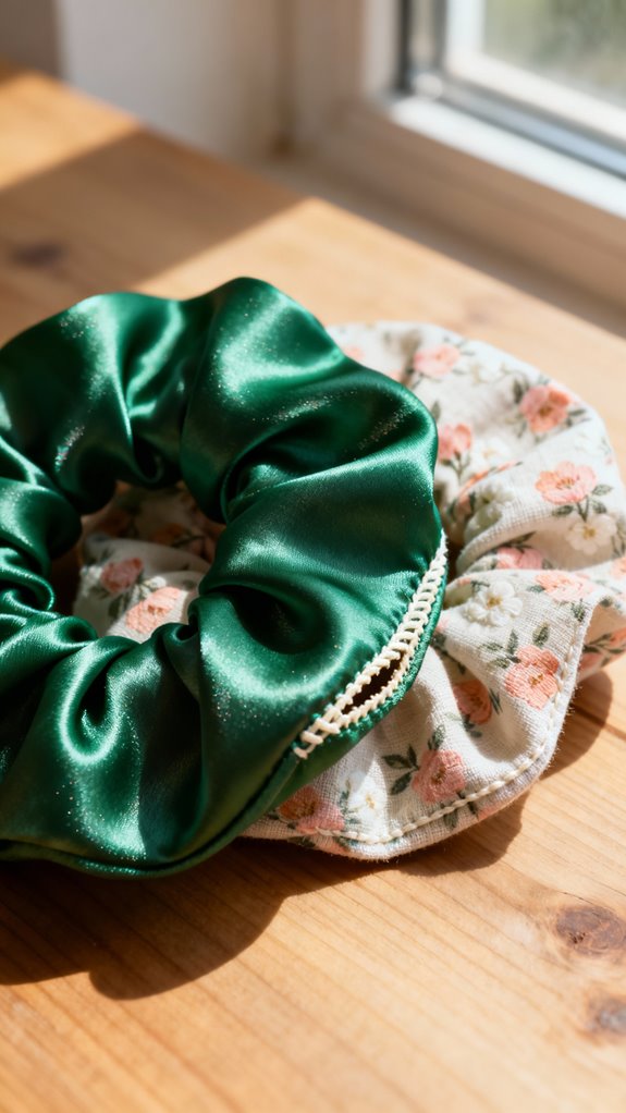 reversible scrunchie sewing project