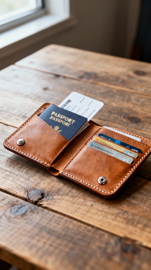 rfid blocking travel wallet security