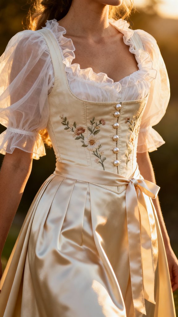 romantic wedding dirndl design