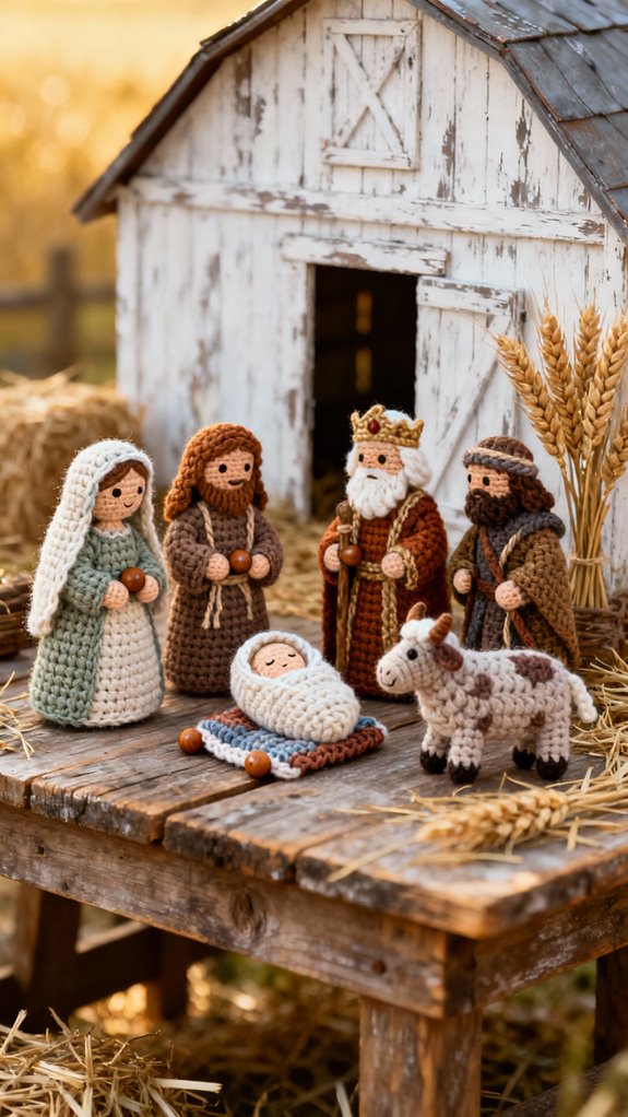 rustic farmhouse nativity collection