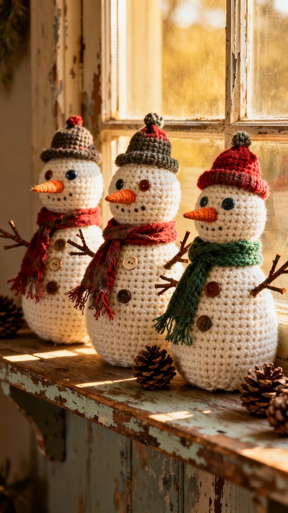 rustic primitive snowman d cor