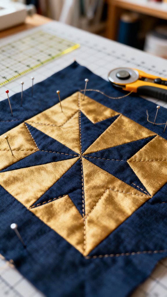 sawtooth star block tutorial