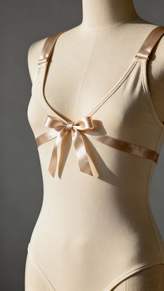 scoop neck bodysuit design