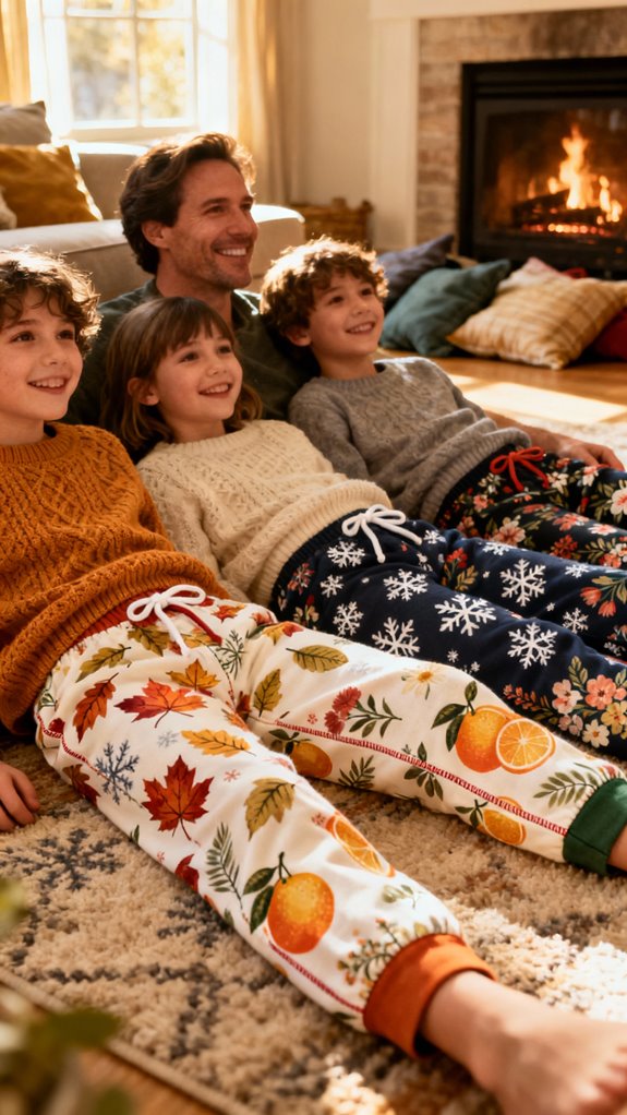seasonal family pajama designs