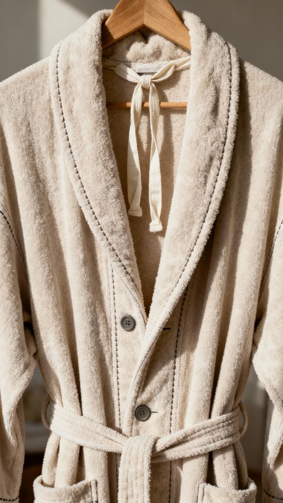 secure bathrobe closure system