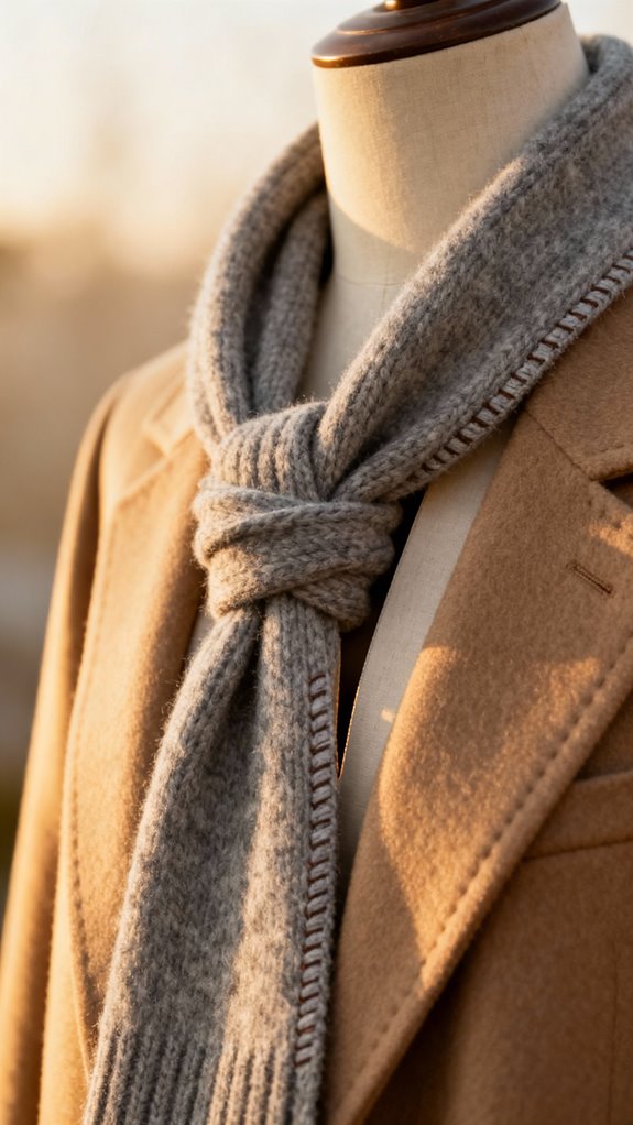 secure comfortable winter scarf