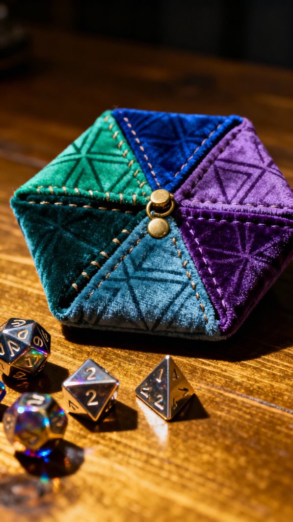 segregated dice organization bag