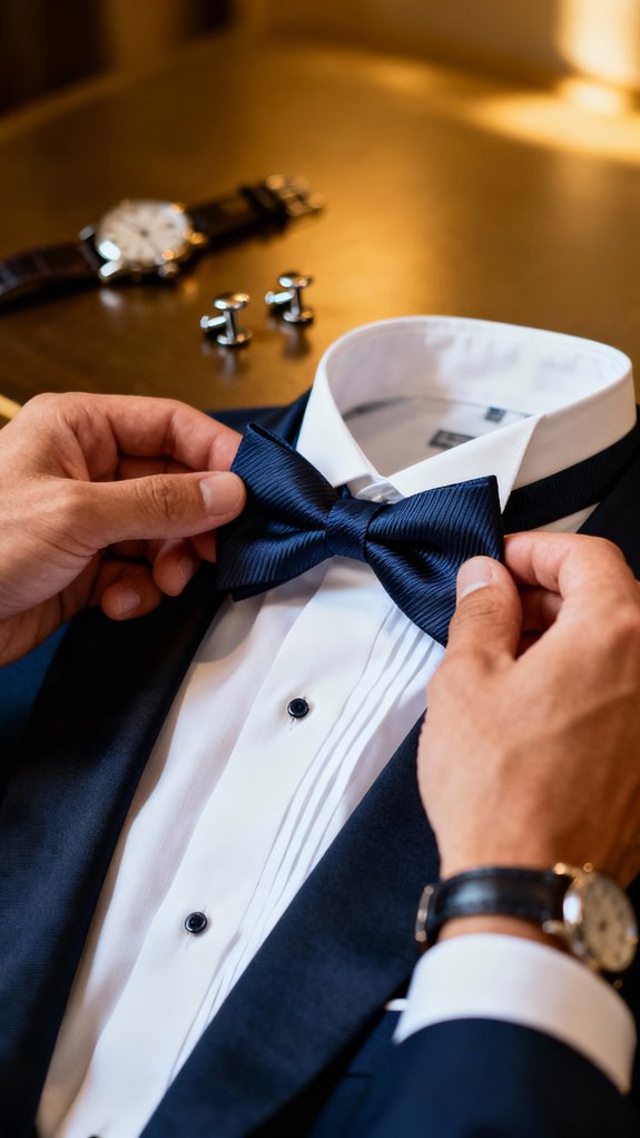 self tie bow tie elegance